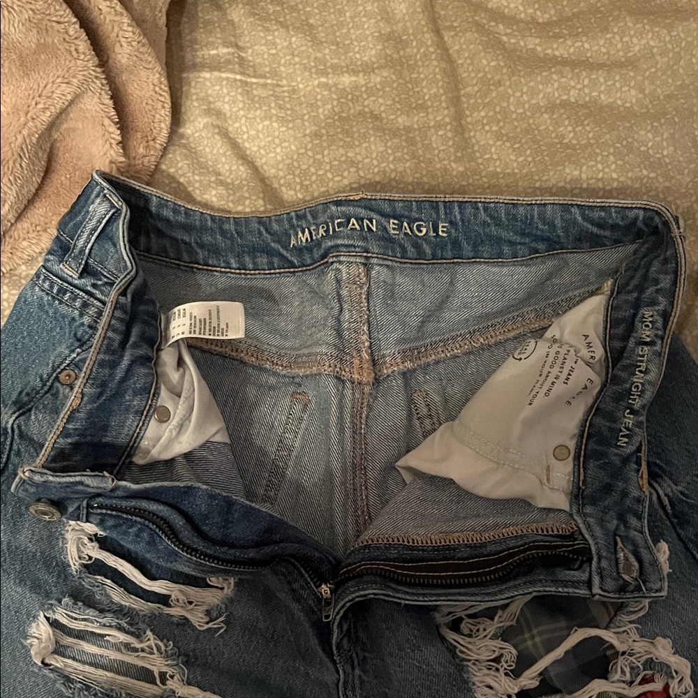 American Eagle Outfitters Blue Straight Leg Jeans